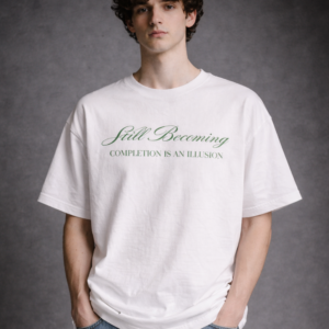 still becoming | oversized emerald on white