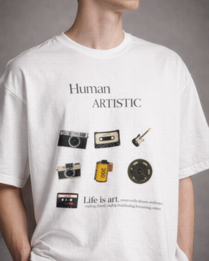 life is art | analog media tee