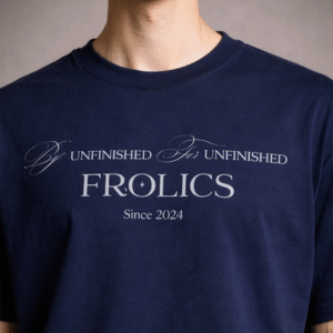 frolics unfinished | signature navy tee